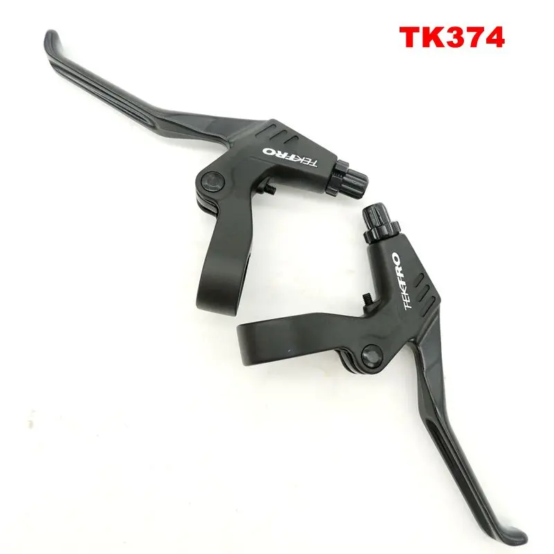 TEKTRO TK374 горная ручка велосипедного тормоза четырехпальцевый складной тормозной рычаг алюминиевый сплав черный тормоз leve - Цвет: TK374 brake