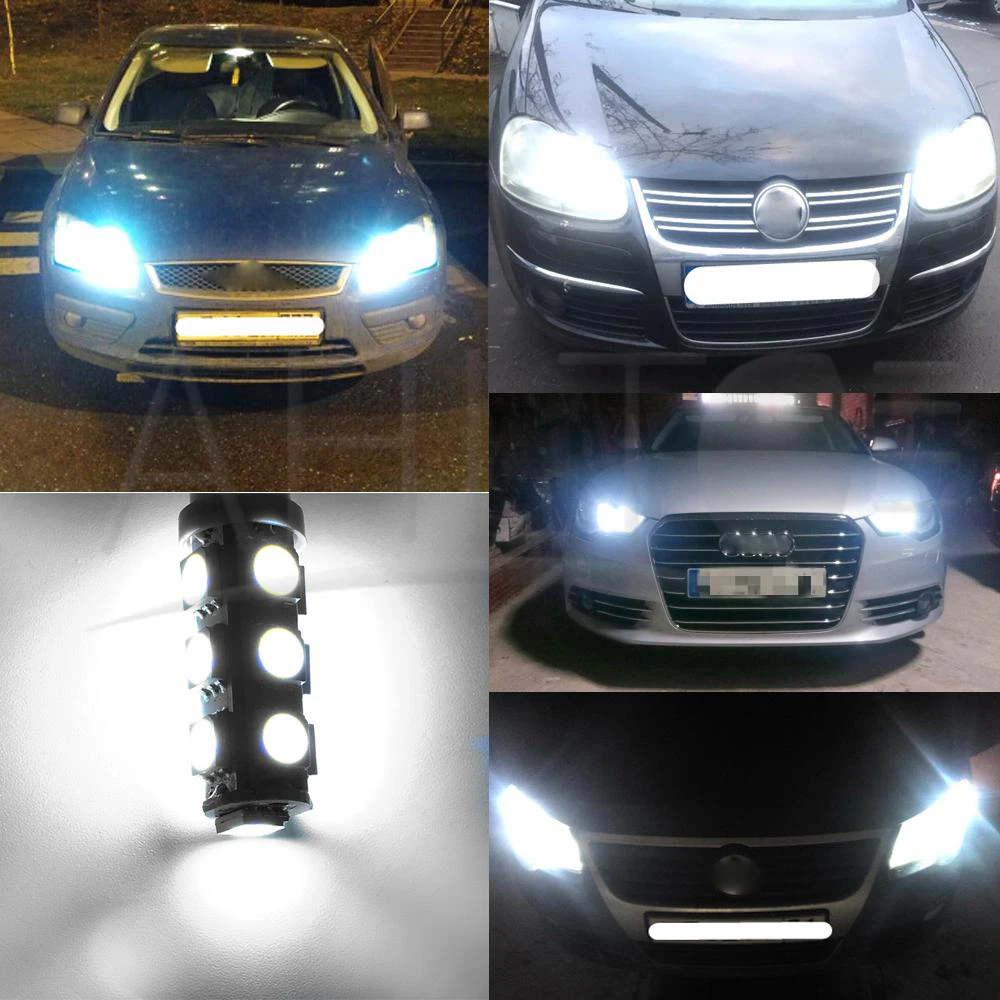 1 шт. белая автомобильная лампа для номерного знака T10 5050 13SMD 194 168 Автомобильная