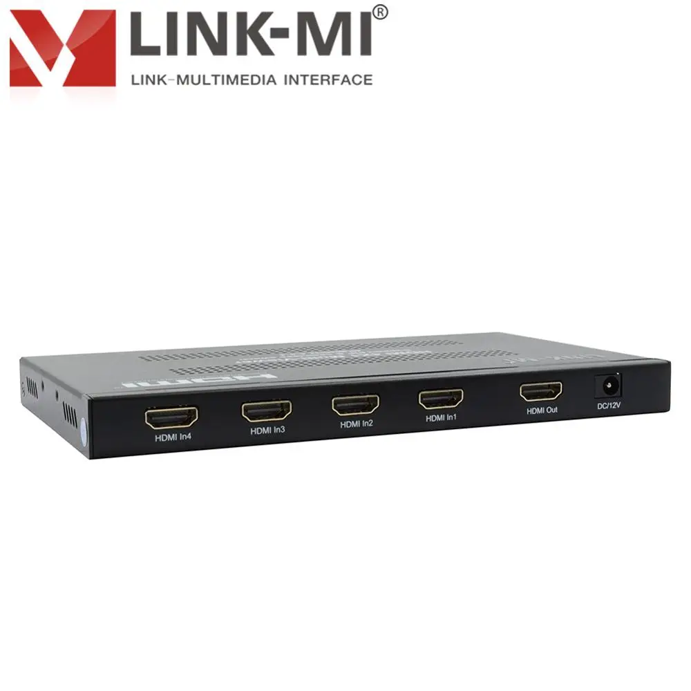 LINK-MI LM-MVS02 HDMI 4x1 Multi-Viewer Support4 x HDMI input1 x HDMI outputup to 4K@30Hz YUV4:4:4