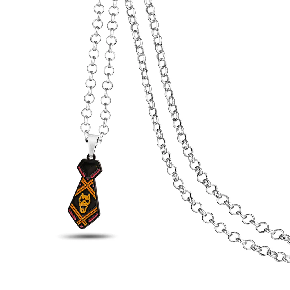 Мультяшное ювелирное изделие колье щит подвески JOJOS необычный кулон