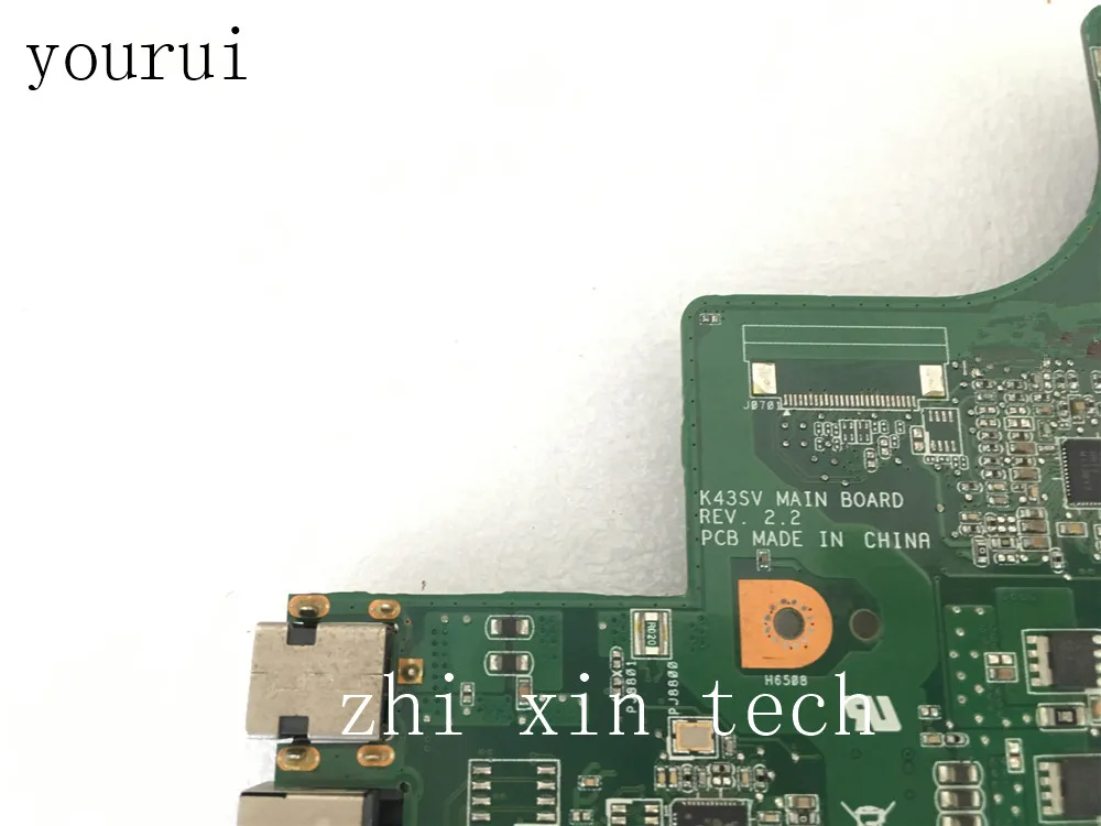 Yourui для ASUS K43SV серийная материнская плата для ноутбука REV2.2 DDR3 тест ОК