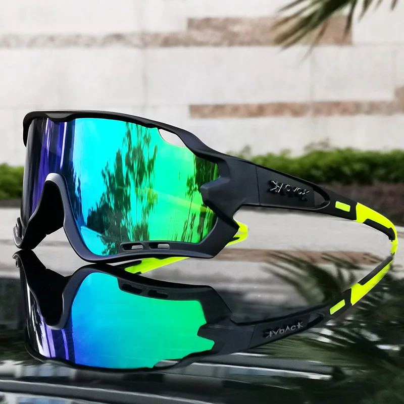 2019 Polarized 5 Lens Cycling Glasses Road Bike Cycling Eyewear Cycling Sunglasses MTB Mountain Bicycle Cycling Goggles UV400