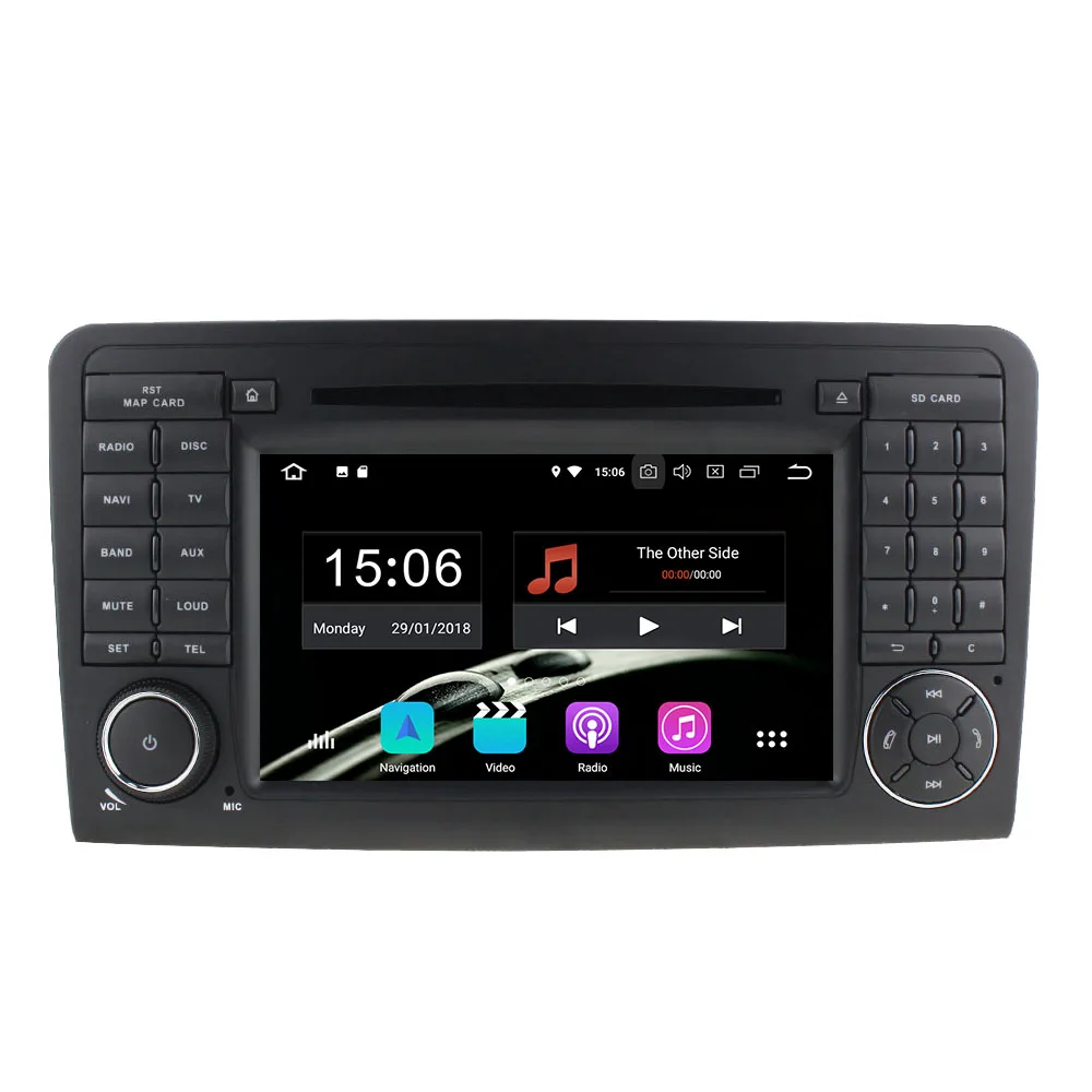 cheap 6 Core 2Din Android 9.0 4GB RAM 64GB ROM Car DVD GPS Radio Stereo Multimedia For Mercedes Benz W300 ML350 X164 G320 2005 2012