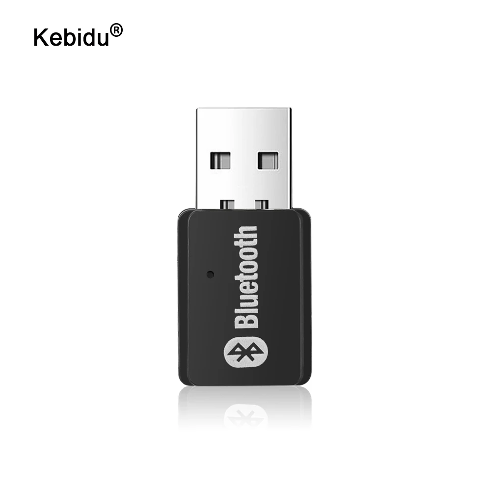 

kebidu Bluetooth Transmitter Portable Stereo Audio 5.0 Wireless USB Adapter For PC Computer to Bluetooth Headphones/Speakers