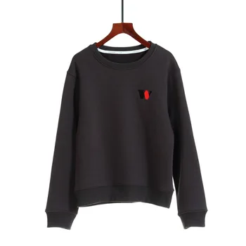 

Winter loose sweatshirt women's hooded pullover gray shirt blouse casual women's clothes