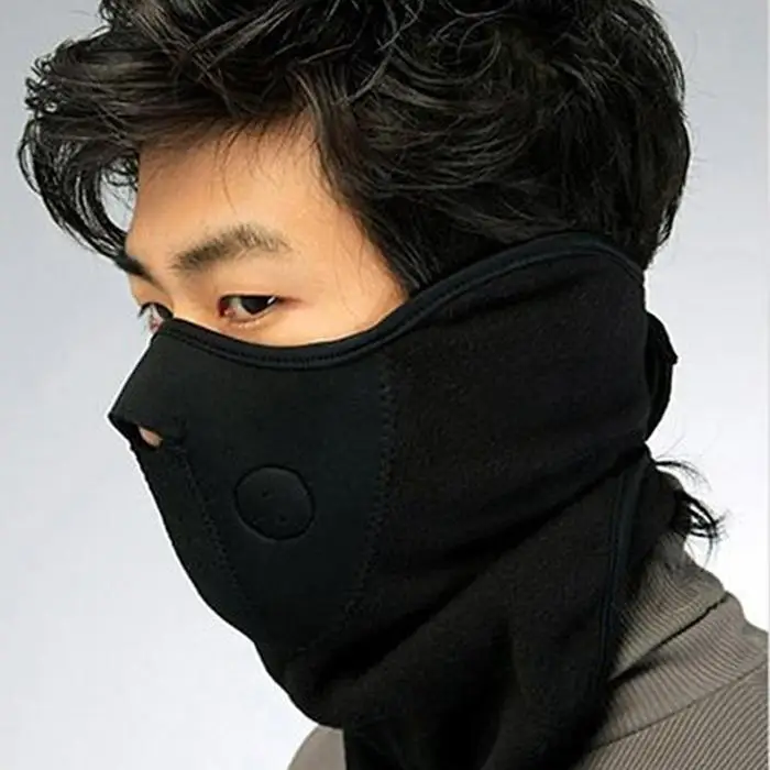 Men Women Outdoor Cycling Windproof Warm Winter Sporting Face Mask Red/Blue/Black Neck Warmer