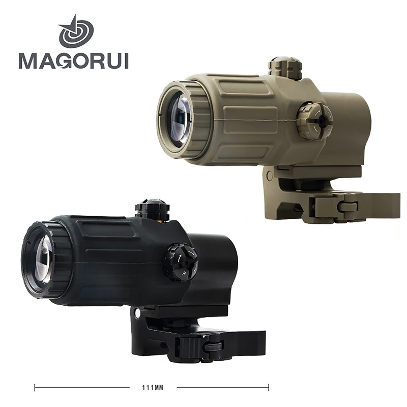 MAGORUI G33 3x лупа для прицела в красный горошек с креплением STS|Оптические прицелы| |
