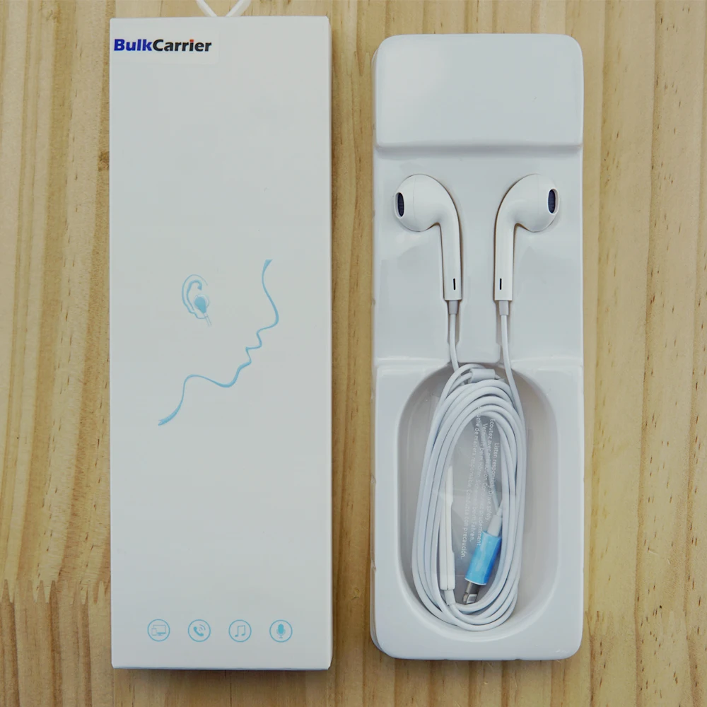 Bluetooth Проводные Наушники с микрофоном проводной гарнитуры для Apple Iphone 11 Pro Max Ear Pods 7