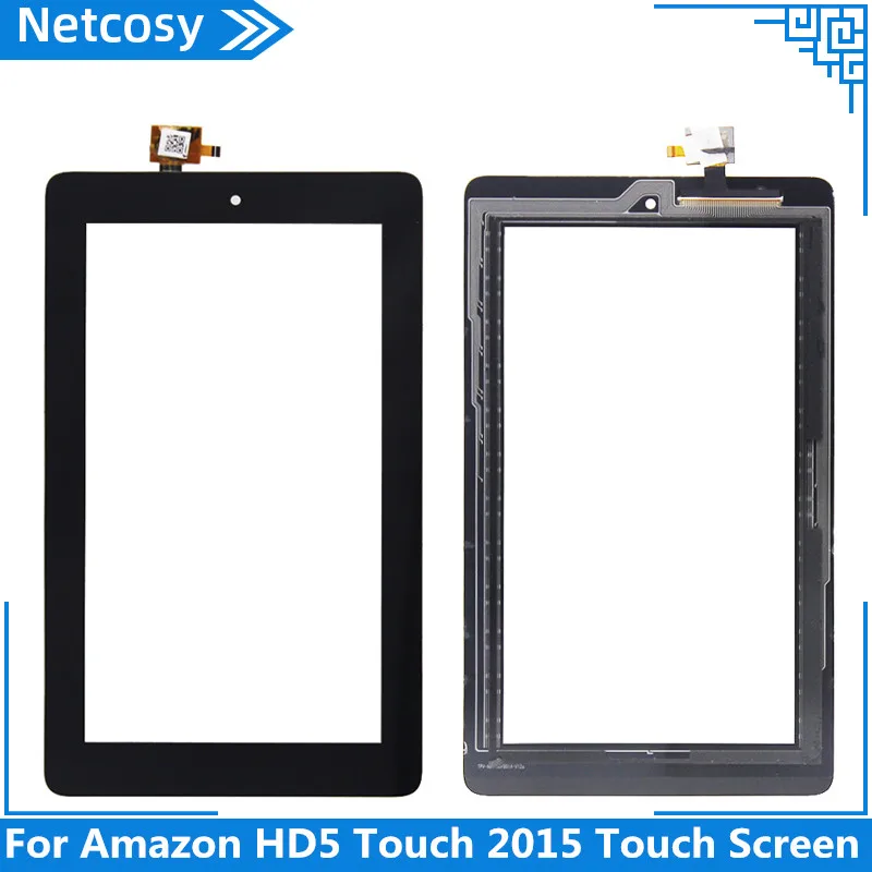Netcosy для Amazon HD5 Touch Panpel Черный сенсорный экран стекло дигитайзер изменение и Ремонт Запчасти Замена повреждения touch