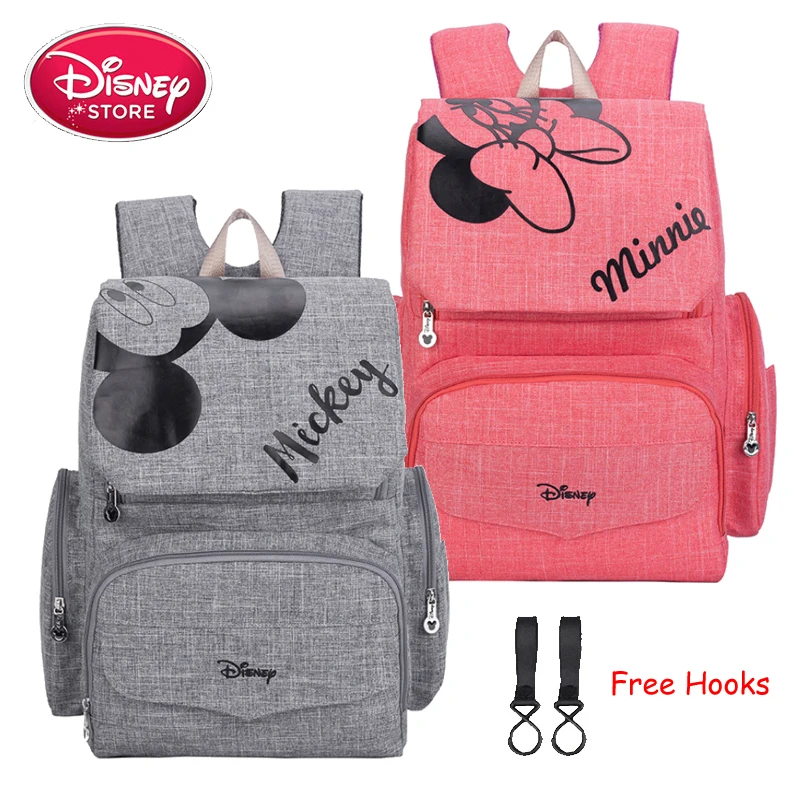 Сумка для подгузников Disney мамы дорожный дизайнерский рюкзак ухода за детьми с