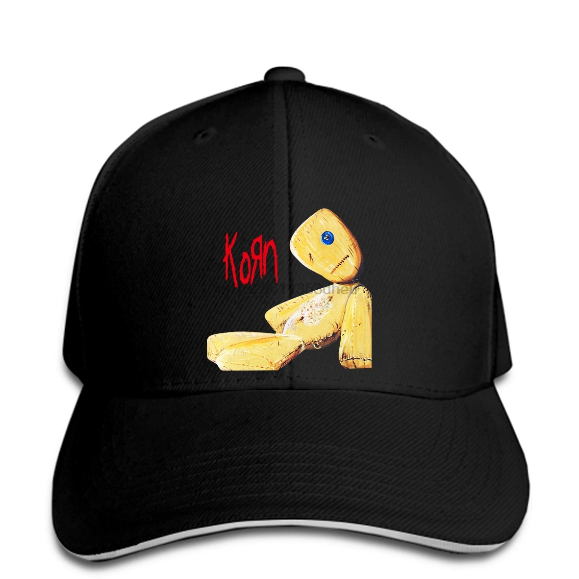 Vtg Korn бейсболка редкая черная новая бейсболка