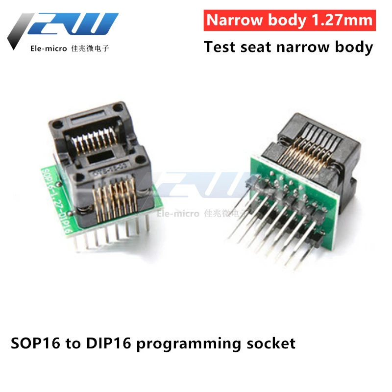 SOP16 to DIP16 SOP16 turn DIP16 SOIC16 to DIP16 IC socket plug adapter ...
