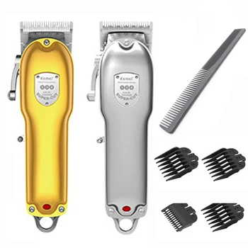 

Kemei KM-134 Barber Shop Shaver Adjustable Blade Razor Hair Trimmer Rechargeable Cuter Cliper Man Haircut Machine Clipper Trimer