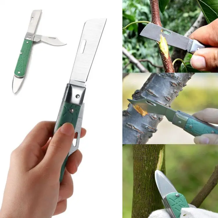 

Florist Tool fold rose Tree Cutter nursery Graft Cut budding Garden Fruit bark knife Seedling lifter blade
