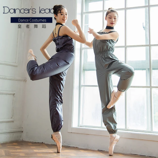 Pantalones de Ballet para de sudoración, Ropa de baile para adultos, pantalones de pérdida de peso con tirantes, pantalones de Ballet con orejas de madera _ - AliExpress Mobile