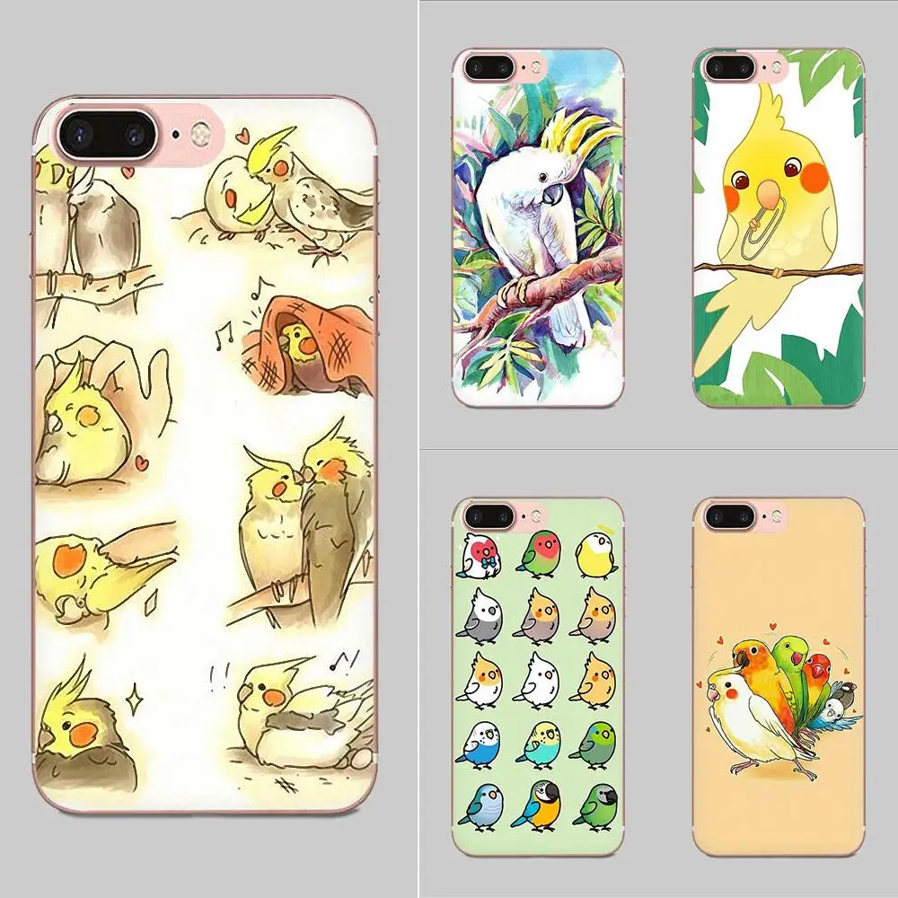 Pattern Hard Phone Case Chubby Cockatie For Huawei Honor 5C 5X 6A 6X 7 7A 7X 8 8A 8S 8X 9 10 30 Lite Pro Y6 II Y7 Y9 Prime 2019 | Мобильные
