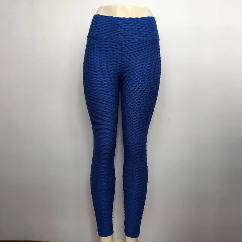 Dblue SALSPOR, сексуальные женские леггинсы с эффектом пуш-ап, модные однотонные женские леггинсы для фитнеса, женские быстросохнущие дышащие спортивные штаны - Цвет: Dblue