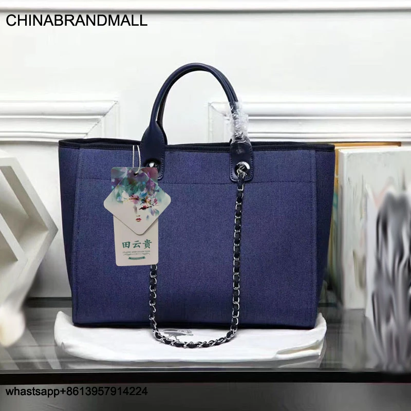 

Fashion famous 2020 high quality Hot sell luxury women canvas Beach Bags Casual Tote fashion shopping feminina large tote bags