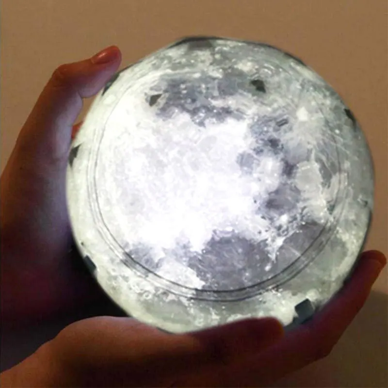 Moon планета лампы проектора с рисунком звезда Звездное небо светодиодный ночной Светильник USB Батарея светодиодный светильник для маленьких детей Новинка Рождественский подарок луна лампа - Испускаемый цвет: Moon