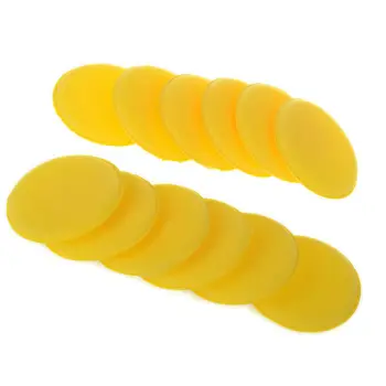

Detailing Accessories Replacement Polishing Pads Soft Foam Cleaning Yellow Kit Set 6X Waxing Polish Sponge Useful