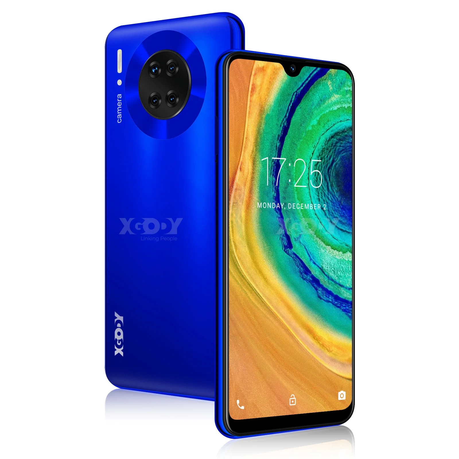  XGODY Mate 30 4G Smartphone Android 9.0 6.26inch 19:9 Full Screen 3GB 32GB MTK6737 Quad Core 8MP Ca