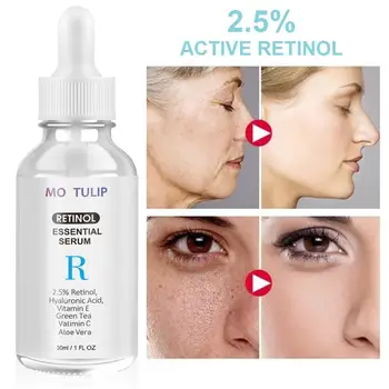

New 30ML Retinol Serum Hydrating Anti-Aging Vitamin Hyaluronic Acid Essence Shrink Pore Face Serum Anti-Aging Dry Skin Care