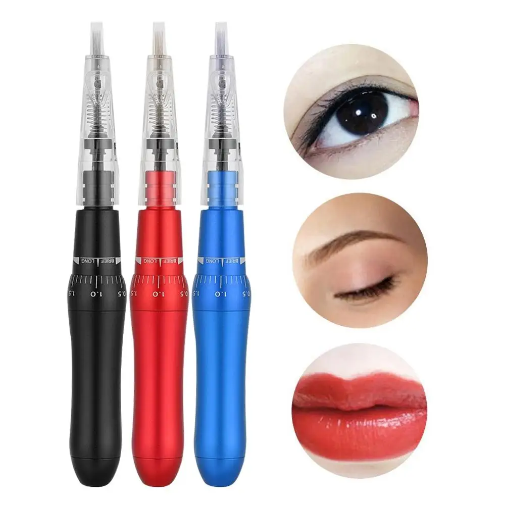 

Intelligent Fully Throwing Tattoo Machines Microblading Eyebrow Eye Line Lip Semi-Permanent Makeup Tattoos Pen US Plug 100-240 V