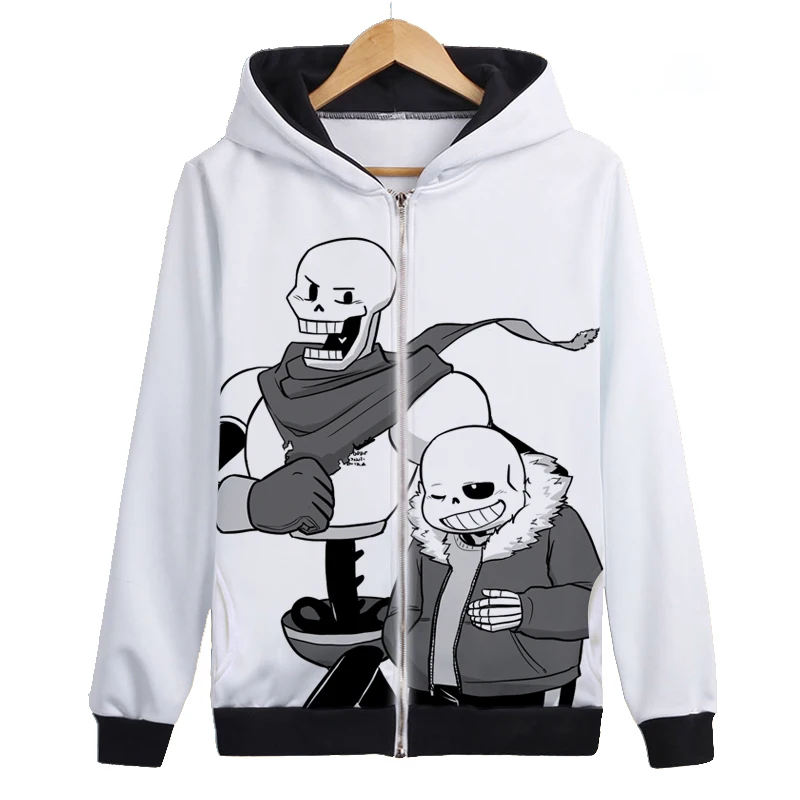 Игра Undertale Аниме Косплей Костюм с капюшоном для мужчин и женщин на каждый день карнавал Хэллоуин одежда с длинными рукавами - Цвет: as the picture