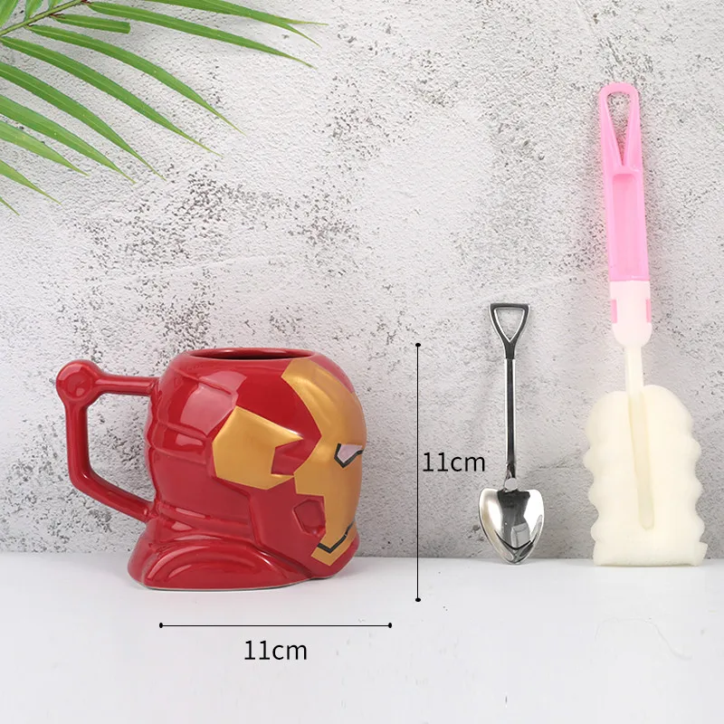 500 мл Marvel Averger Железный человек Капитан 3D чашка для воды Кофе Молоко чай керамическая кружка домашний офис коллекция чашка фестиваль подарок для детей - Цвет: 15