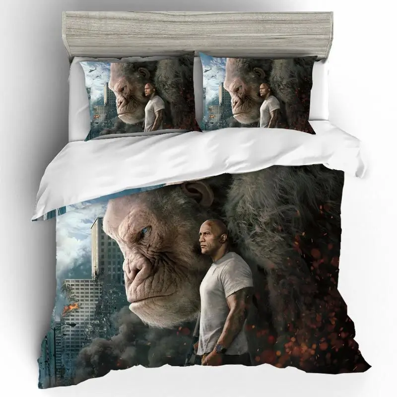 Домашнее текстильное Постельное белье King Kong Ball Ropa De Cama Sabanas подарок 3d King size постельный комплект Lencol Cama Casal Cat постельное белье поплин