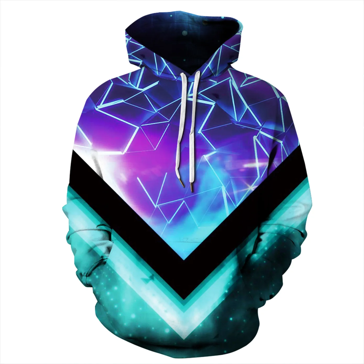

Fall / Winter 2020 Hot New 3D Sweatshirt Starry Rainbow Unicorn Print Casual Hoodie Men's Sweatshirt HOB-AA05