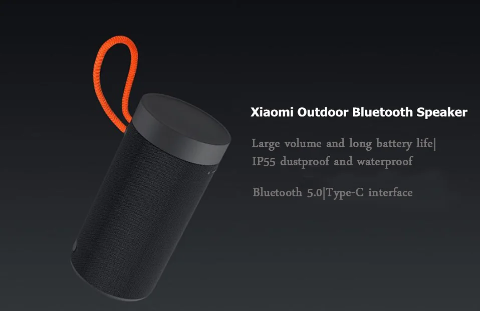 Xiaomi открытый Bluetooth динамик беспроводной Bluetooth 5,0 IP55 водонепроницаемый перезаряжаемый вечерние портативные колонки для верховой езды