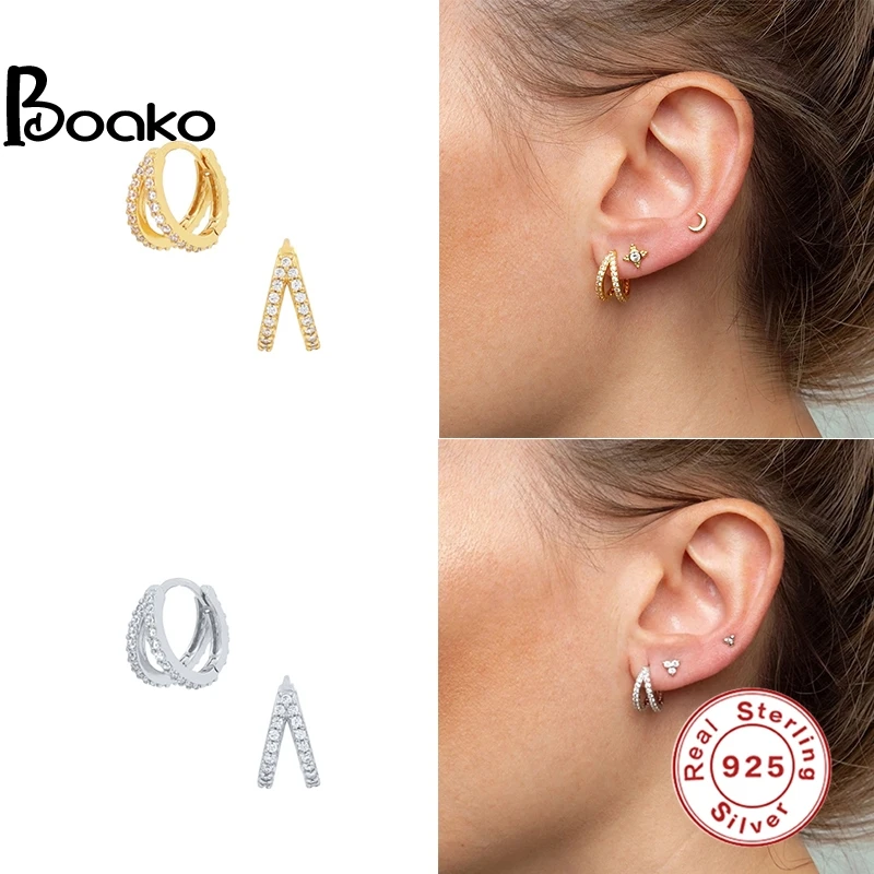 BOAKO Turquoise Diamond Pendientes Plata 925 Earrings For Women Earrings Dangle Gold Jewelry Ear Piercing Fine Gift drop earrings dangle earrings silver jewelry