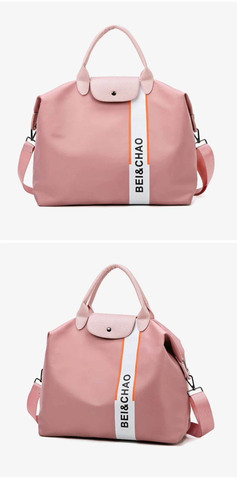 Men's Big Nylon Sport Travel Bag Organizer Large Capacity Carry-on Bag Lady Crossbody Bags Traveling Bags And Luggage For Women