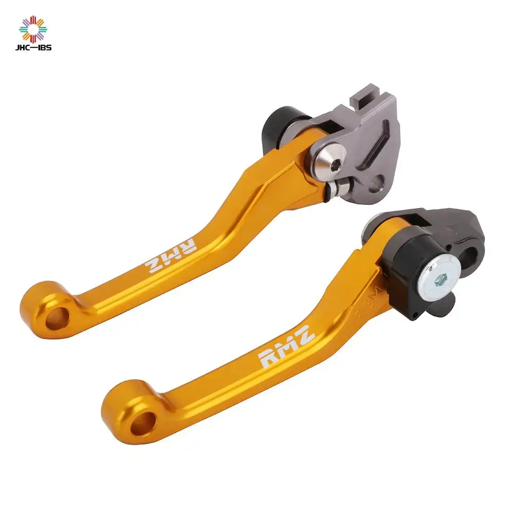 Мотоцикл с ЧПУ тормозные рычаги сцепления ручка для SUZUKI RMZ250 RMZ 250 2004-2008 RMZ450 RMZ 450 2005- с логотипом "RMZ" Dirt Bike
