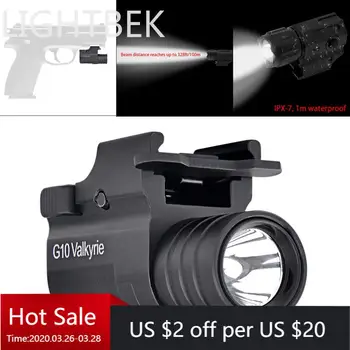 

G10 Hunting Gun light 230LM XP-G2 LED Light Lamp Torch Light Flashlight 2100cd with 2 Modes for Hunting Lighting Camping Riding
