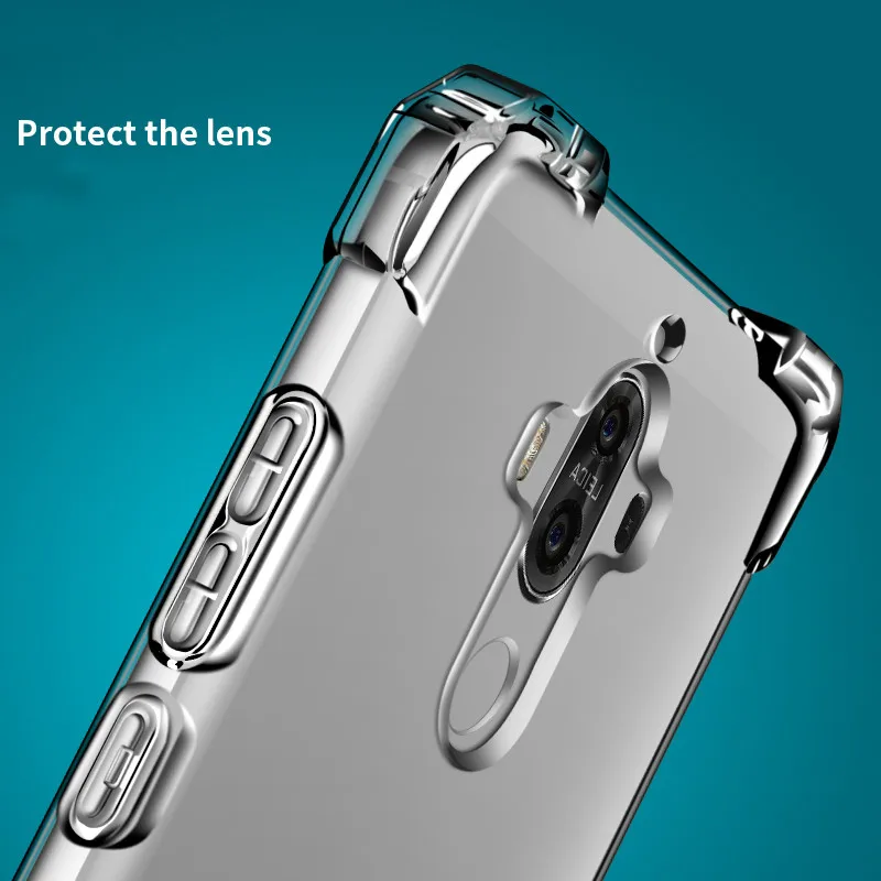 Прозрачная задняя крышка для Samsung S7 Edge S8 S9 Plus Note 8 Note9 10 Pro S10Plus Lite S10E мягкий ТПУ с