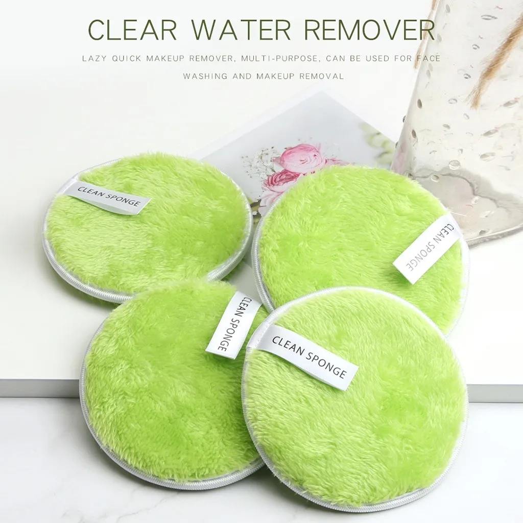 Спонж для макияжа, натуральная, гладкая, косметика, макияж для удаления полотенце для лица очищающей салфеткой колодки слойка плюша Y814