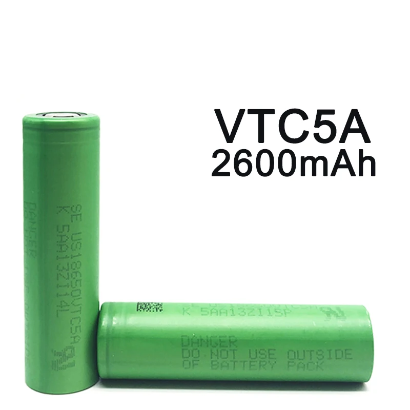 Для sony 18650 vtc5a аккумулятор 3,7 V 2600mAh литий-ионный аккумулятор для электронной сигареты