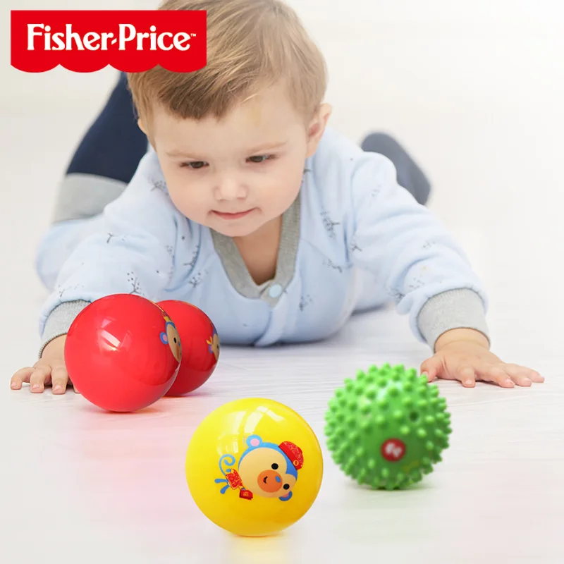 FISHER-PRICE детские игрушки 0-12 месяцев Игрушки новорожденный тренировочный мяч младенческий детский сад обучающая игрушка мяч игрушки для детей