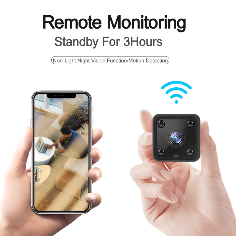 Jennov домашняя беспроводная камера безопасности IP 1080P 2MP HD видеонаблюдения Мини CCTV