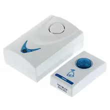 Sonnette sans fil bienvenue, sonnette intelligente de 100M de Long, Distance sans fil 32 chansons, carillon sans fil LED, porte télécommandée
