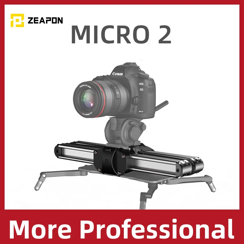 Рельсовый слайдер для камеры Zeapon Micro 2 из алюминиевого сплава легкий портативный