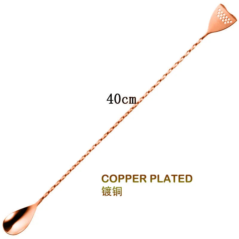 Cocktail Spoon Stainless Steel Bar Spoon Cocktail Mixing Spoon Bar Tool