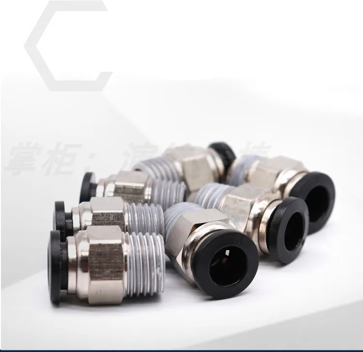 

PC Pneumatic 4mm 6mm 8mm 10mm 12mm Hose Tube 1/4" 1/2" 1/8" 3/8" Male Staight Thread Air Pipe Connector Quick Coupling Fittings