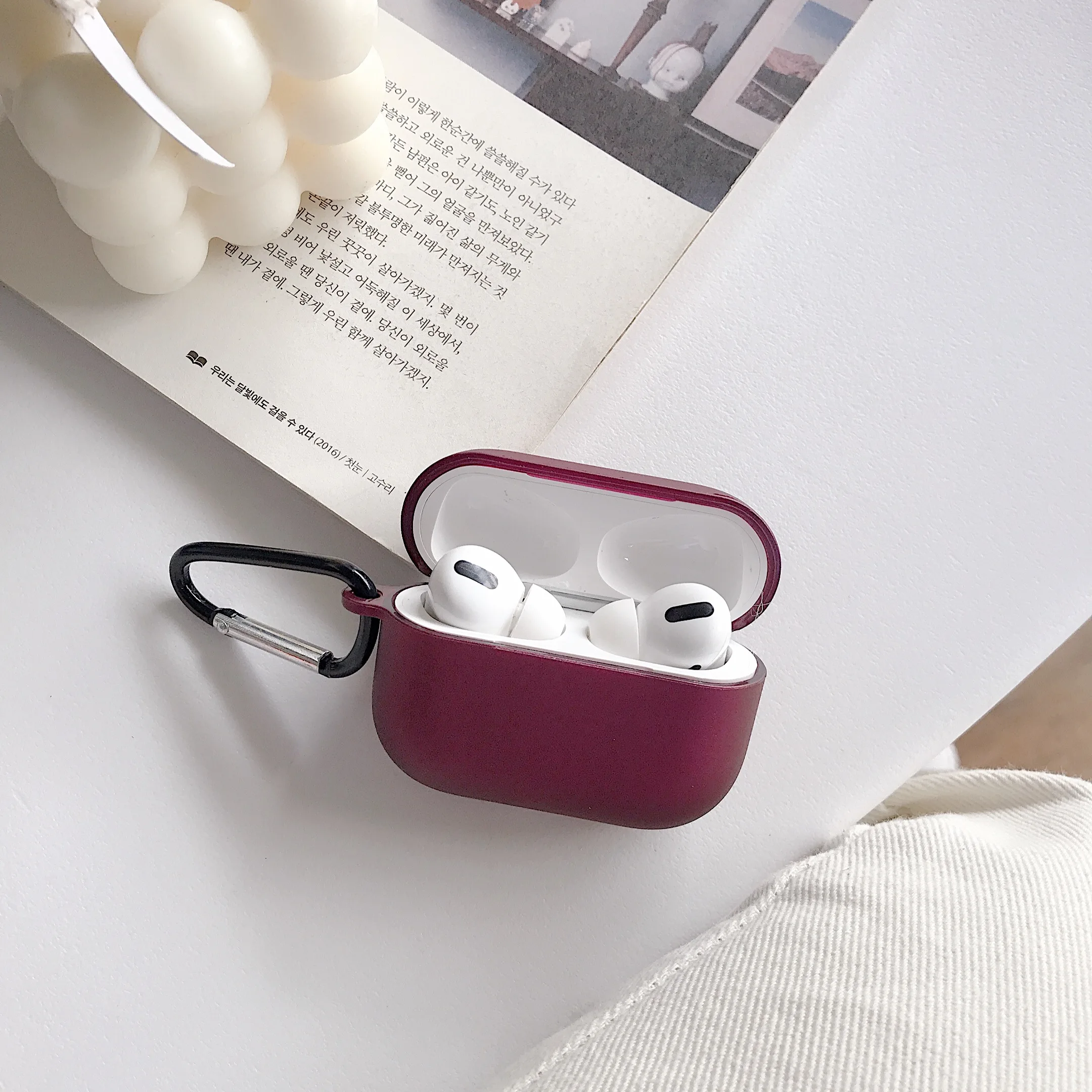 Чехол для Apple Airpods Pro, беспроводной Bluetooth чехол для наушников, мягкий ТПУ чехол ярких цветов для Air Pods Pro 3, чехол с крючком