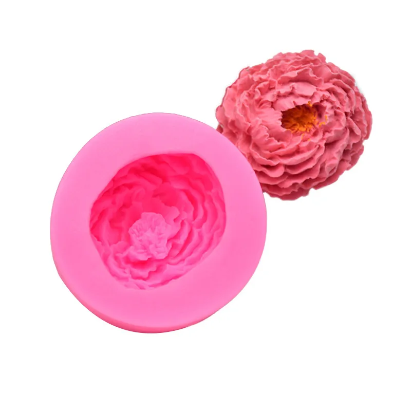 3D Цветочная форма для мыла DIY шоколад для выпечки торта Украшенные Fondant Mold пластырь для ароматерапии силиконовая форма для изготовления свечей