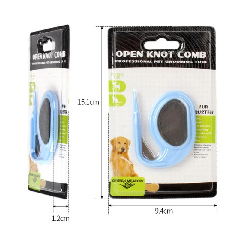 Dog Hair Brush Combs Dog Open Knot Comb Cat Hair Device Special Hair Removal Brush Dog Cat Pin Comb Pet Supplies