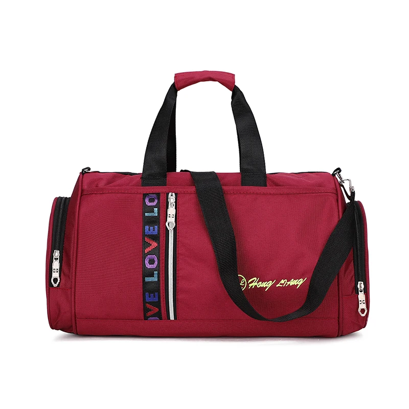 Red Travel bag Модная женская Дорожная сумка на выходные, органайзер, Большая вместительная сумка для путешествий, женская сумка на плечо, ручная сумка для хранения багажа, большая сумка - Цвет: Red Travel bag