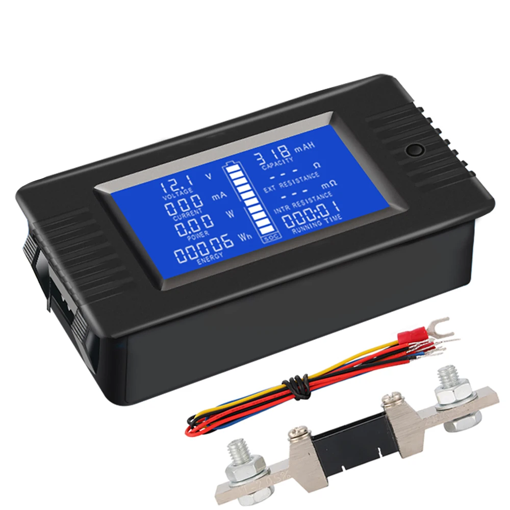 9in1 Multifunction Battery Tester 0 300A 0 200v Discharge Indicator